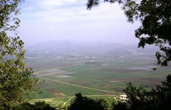 De Evene Jesreel. Klick op to'n Vergr&ouml;ttern!