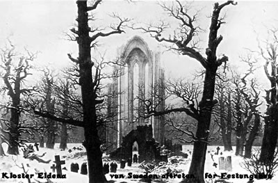 Kloster Eldena, vun de Sweden afreten f&ouml;r en Festungsbuu