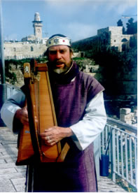 Psalms&auml;nger David achter't Dungdoor