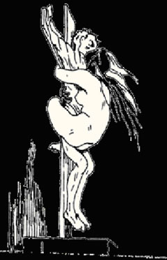 Die heilige Theresa als Philosophin oder Religi&ouml;se Berufung. Vun Rops (1833 - 1898)