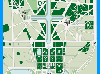 Plan vun den "Goorn" vun Versailles