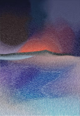 Nachtbrandung. Bild vun Ludgerd L&uuml;ske. Klick op to'n Vergr&ouml;ttern!