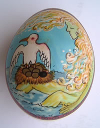 Sch&ouml;pfungs-Ei, Kalevala, Finnland. -- Klick op to'n Vergr&ouml;ttern!