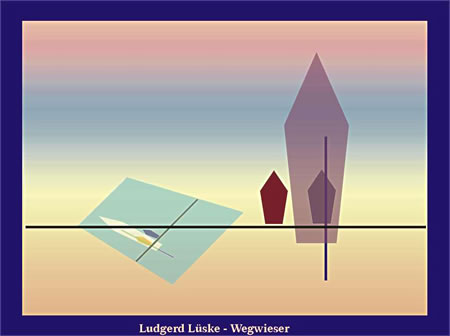 Wegwieser. Klick op tau'n Vergr&ouml;ttern!