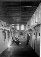 Blick in't "Lange Huus". Histoorsche Opnahm. Klick op to'n Vergr&ouml;ttern!