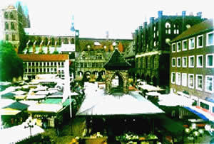 Marktplatz mit Kaak (v&ouml;rn)
