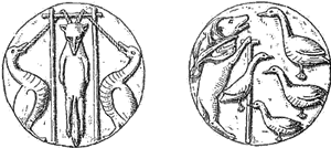 Slusssteen vun de Chorsülen. Klick op to'n Vergröttern!