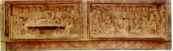 Relief achter'n Altaar