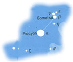 Canis minor, Orion sien "l&uuml;tten Hund". Waff, waff!