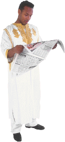 Wat steiht in't Blatt? Kr&uuml;&uuml;zwoortradel? Karikaturen?