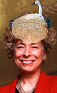 Wat br&ouml;&ouml;dt Superbregen Gesine Schwan da ut?